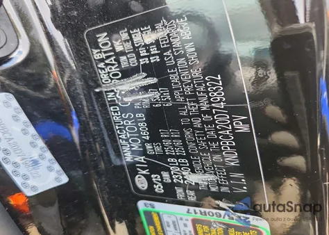 2013 Kia Sportage Lx z USA, uszkodzony, nr VIN KNDPBCA20D7498322